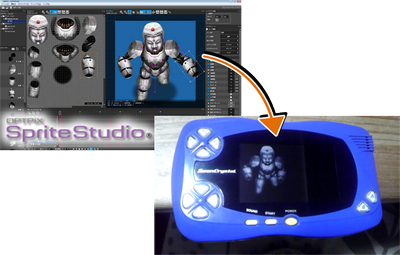 OPTPiX SpriteStudioPlayer for WonderSwan