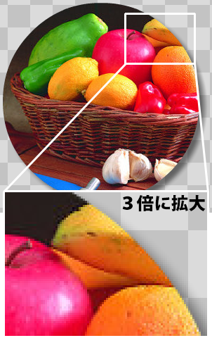 Adobe Flash CS6で出力した JPEG＋アルファチャンネル付きPNG8画像