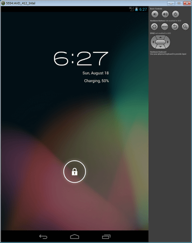Intel Atom (x86) Androidエミュレータ