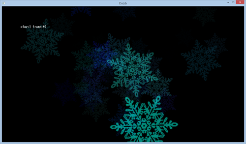 DXLibraryの画面サンプル