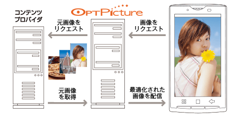 OPTPictureの動作フロー図