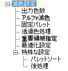 太字表示のツリー